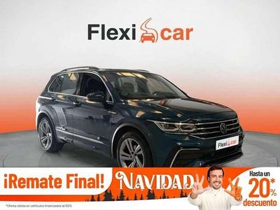 Azul Usado 2021 VW Tiguan R-line SUV | 25.390 € (Precio justo)