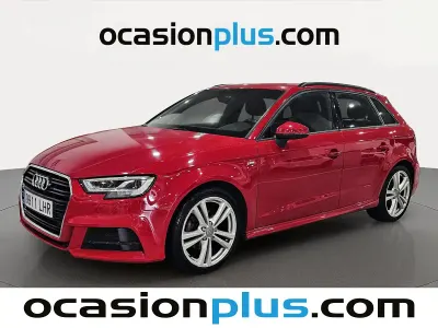 Usado Audi A3 Sportback S-Line 116 CV (85 kW) 2020 Rojo Utilitario