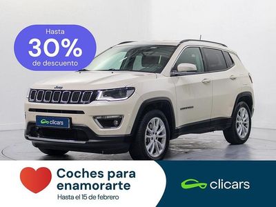 Beige Usado 2021 Jeep Compass Limited SUV | 20.890 € (Precio justo)