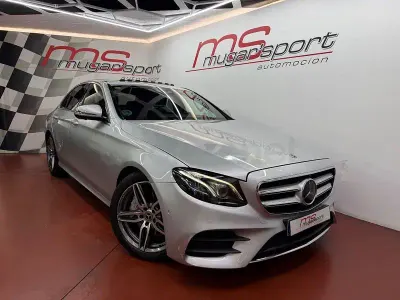 Usado Mercedes E350 286 CV (210 kW) 2018 Gris / plata Berlina