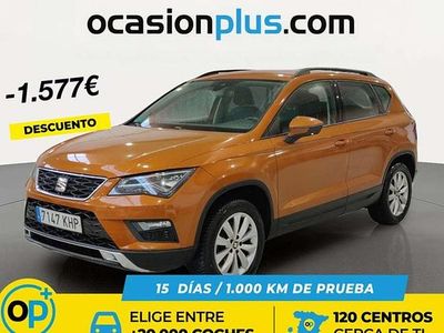 Usado Seat Ateca 4Drive 150 CV (110 kW) 2018 Naranja SUV