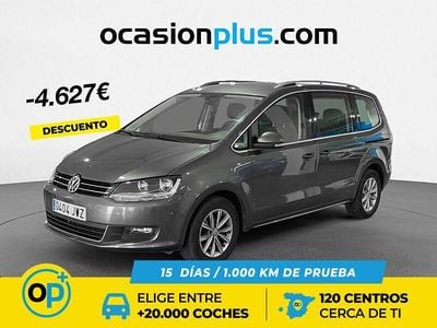 Usado VW Sharan Edition 150 CV (110 kW) 2017 Gris Monovolumen