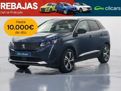 Usado Peugeot 3008 GT 136 CV (100 kW) 2024 Azul SUV
