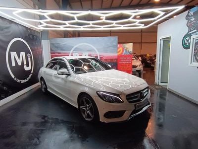 Blanco Usado 2014 Mercedes C250 AMG line Berlina | 23.890 € (Precio justo)