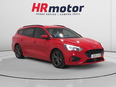 Begagnad Ford Focus ST-Line 125 HK (91 kW) 2021 Röd Kombi