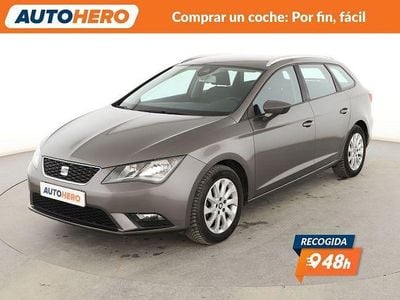 Usado Seat Leon Style 125 CV (91 kW) 2014 Gris Familiar