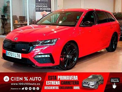 Usado Skoda Octavia RS 245 CV (180 kW) 2021 Rojo Familiar
