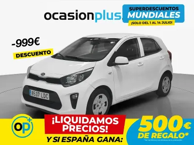 Usado Kia Picanto 67 CV (49 kW) 2019 Blanco Utilitario