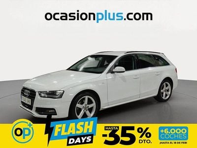 Usado Audi A4 S-Line 190 CV (139 kW) 2015 Blanco Familiar