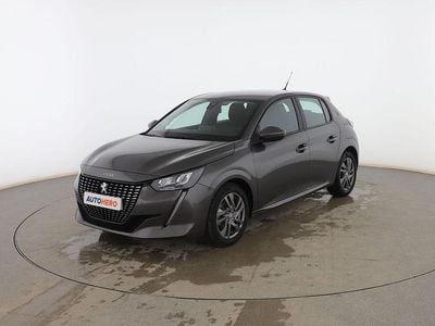 Usado Peugeot 208 Active 101 CV (74 kW) 2021 Gris Utilitario