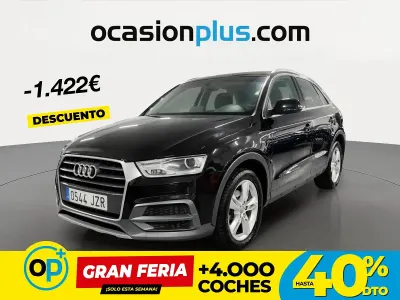 Usado Audi Q3 Design 150 CV (110 kW) 2017 Negro SUV