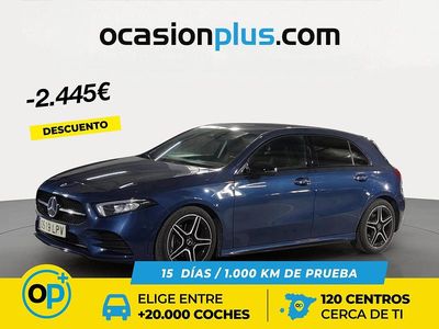 Azul Usado 2021 Mercedes A180 Berlina | 26.500 € (Precio justo)