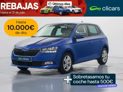 Usado Skoda Fabia Ambition 95 CV (69 kW) 2019 Azul Utilitario