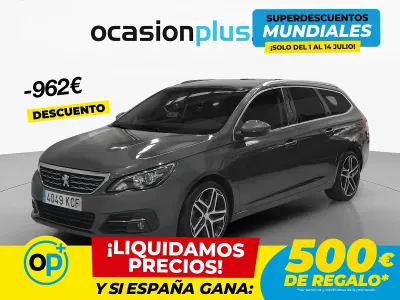 Usado Peugeot 308 Allure 150 CV (110 kW) 2017 Gris Familiar