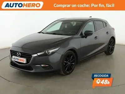 Usado Mazda 3 120 CV (88 kW) 2018 Negro Berlina