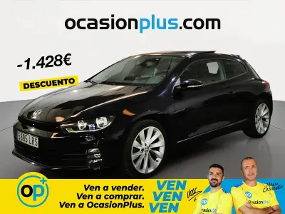 Usado VW Scirocco R-line 125 CV (91 kW) 2018 Negro Coupe