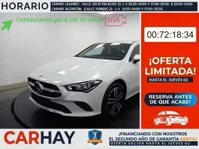 Usado Mercedes CLA250e Business 218 CV (160 kW) 2021 Blanco Coupe
