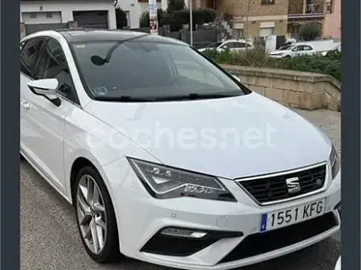 Usado Seat Leon FR 125 CV (91 kW) 2017 Blanco Berlina