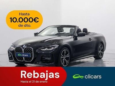 Negro Usado 2022 BMW 420 Descapotable | 37.090 € (Buen precio)