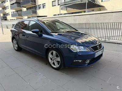 Usado Seat Leon ST Reference 115 CV (84 kW) 2017 Azul Familiar