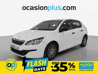 Usado Peugeot 308 Access 92 CV (67 kW) 2015 Blanco Utilitario