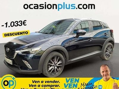 Usado Mazda CX-3 Luxury 120 CV (88 kW) 2017 Azul SUV