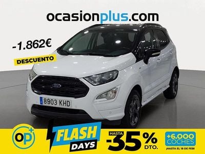 Usado Ford Ecosport ST-Line 100 CV (73 kW) 2018 Blanco SUV
