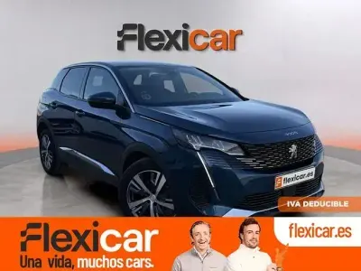 Usado Peugeot 3008 Active 130 CV (95 kW) 2021 Azul SUV