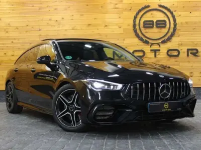 Usado Mercedes CLA200 Shooting Brake 150 CV (110 kW) 2022 Negro Familiar