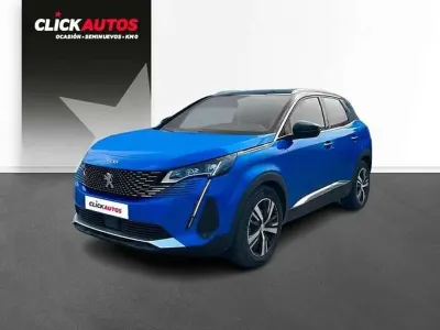Usado Peugeot 3008 GT 131 CV (96 kW) 2022 Azul SUV