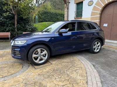 Begagnad Audi Q5 S-Line 190 HK (139 kW) 2017 Blå SUV