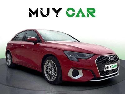 Usado Audi A3 Sportback Advanced 110 CV (80 kW) 2022 Rojo Utilitario