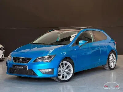 Usado Seat Leon FR 150 CV (110 kW) 2016 Azul Berlina
