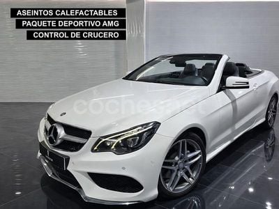 Usado Mercedes E200 184 CV (135 kW) 2014 Blanco Descapotable