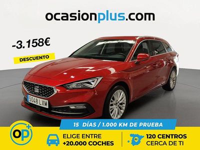 Usado Seat Leon XCELLENCE 150 CV (110 kW) 2022 Rojo Familiar