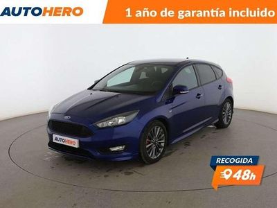 Azul Usado 2018 Ford Focus ST-Line Berlina | 12.399 € (Buen precio)