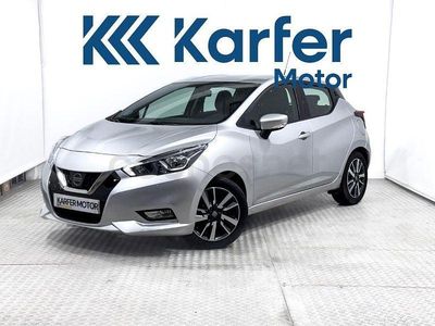 Usado Nissan Micra Acenta 90 CV (66 kW) 2019 Gris / plata Utilitario