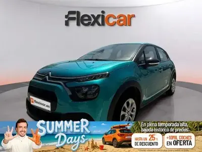 Usado Citroën C3 Feel 82 CV (60 kW) 2020 Azul Utilitario