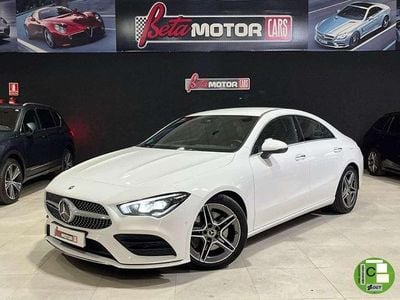 Usado Mercedes CLA200 150 CV (110 kW) 2020 Blanco Coupe