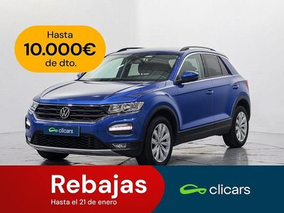 Azul Usado 2021 VW T-Roc Advance SUV | 21.990 € (Precio justo)