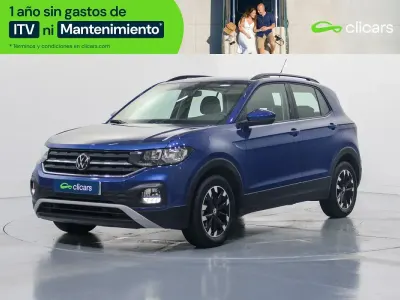 Usado VW T-Cross Advance 110 CV (80 kW) 2022 Azul SUV