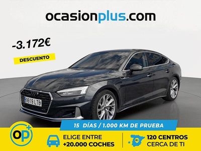Usado Audi A5 Advanced Plus 204 CV (150 kW) 2021 Gris Coupe