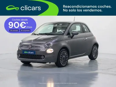 Używany Fiat 500 Lounge 69 KM (50 kW) 2018 Szary Sedan/Limuzyna