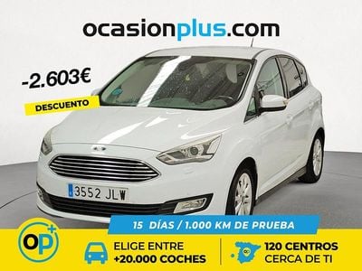 Blanco Usado 2016 Ford C-MAX Titanium Monovolumen | 11.297 € (Precio justo)
