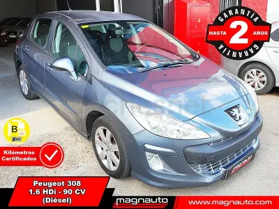 Occasion Peugeot 308 90 PK (66 kW) 2009 Grijs Sedan