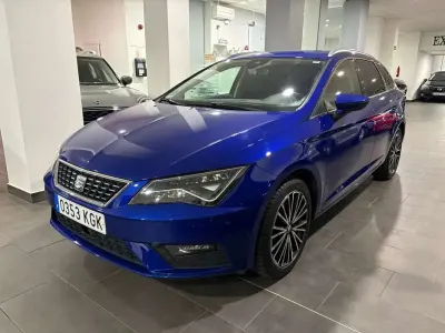 Usado Seat Leon SC FR 150 CV (110 kW) 2017 Azul Utilitario