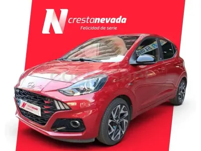 Usado Hyundai i10 N Line 100 CV (73 kW) 2022 Granate Utilitario
