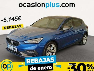 Usado Seat Leon FR 110 CV (80 kW) 2024 Azul Utilitario