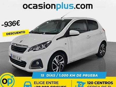 Usado Peugeot 108 Allure 82 CV (60 kW) 2018 Blanco Utilitario