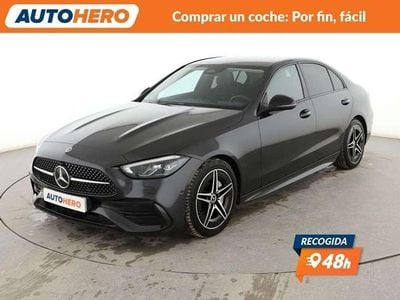 Usado Mercedes C200 AMG line 163 CV (119 kW) 2024 Negro Berlina